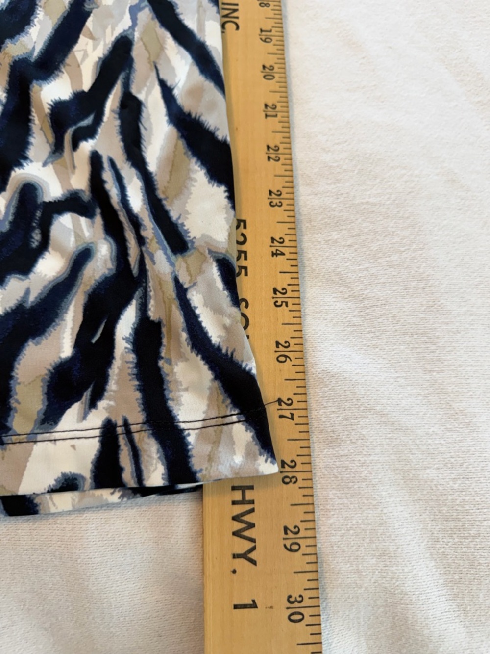 Robert Louis Zebra-Print Wide Leg Pants in Black White and Beige - Picture 8 of 9